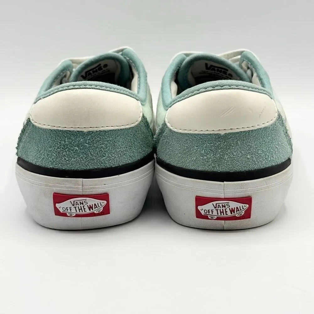 Vans Chima Pro 2 Lace Up Skate Sneakers in Teal/Aqua Suede and Canvas - Men’s US